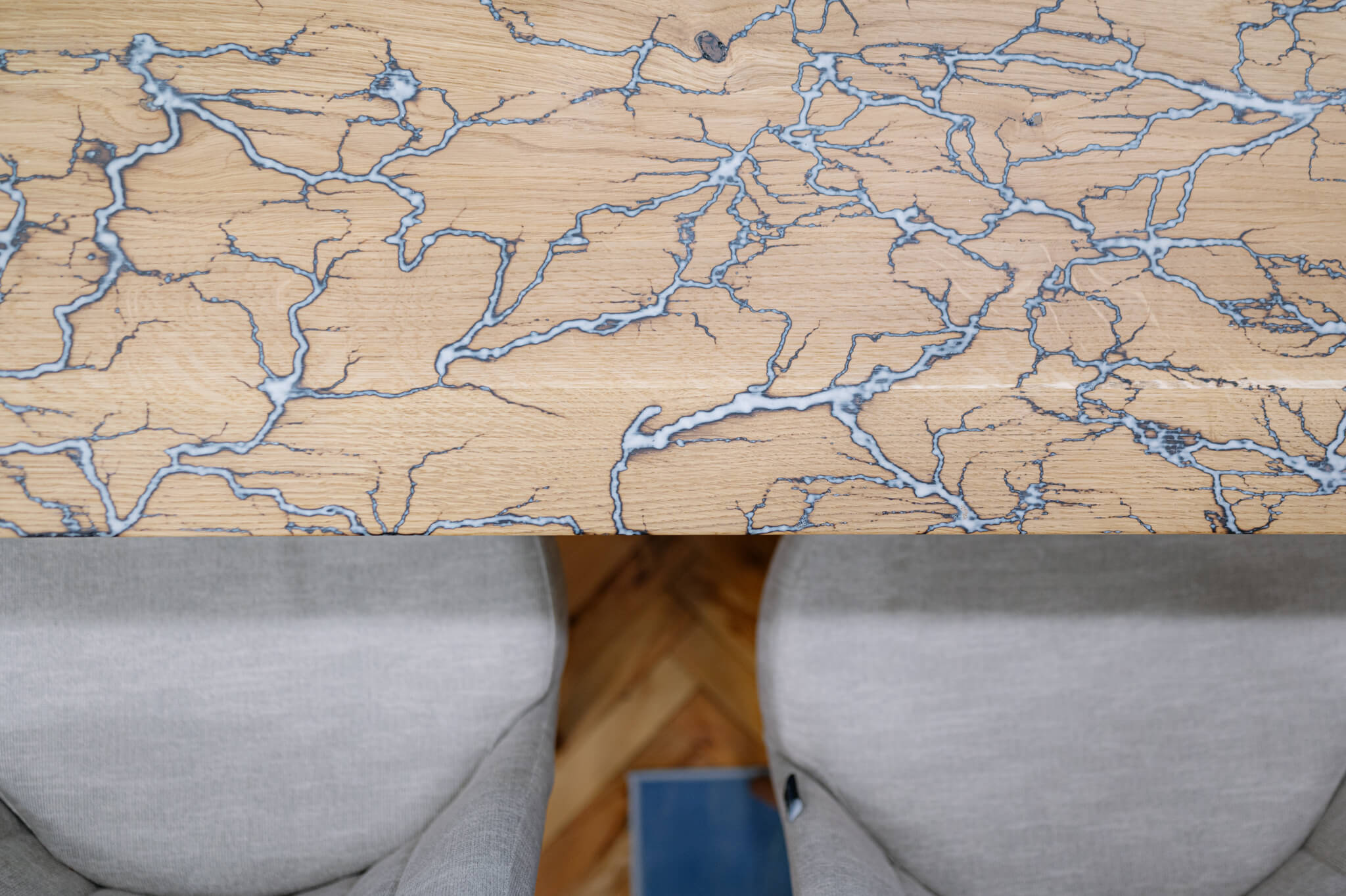 Fractal Burned table
